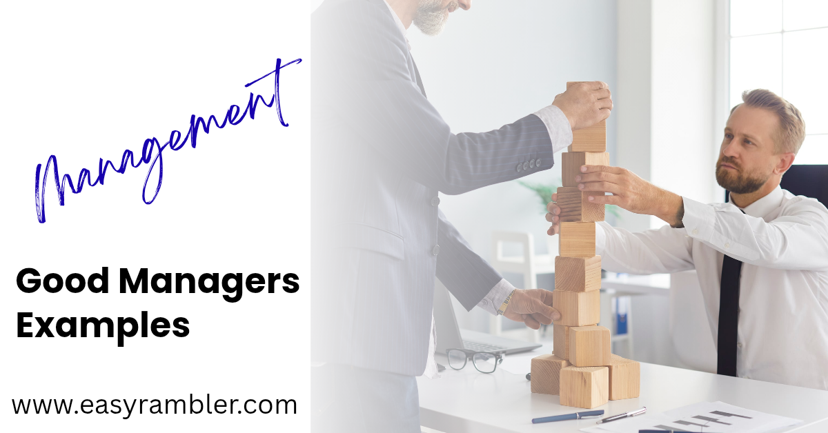examples of good management 