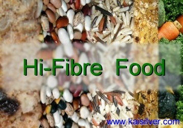 high fibre containing foods