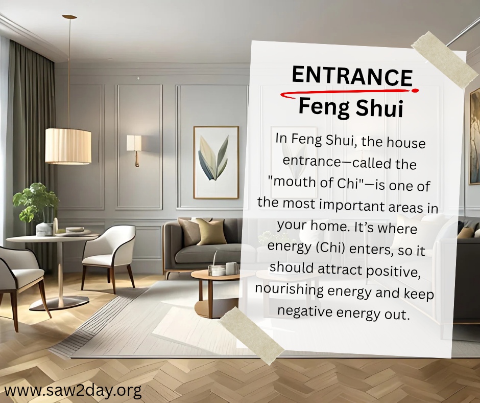 feng shui at home, entrance