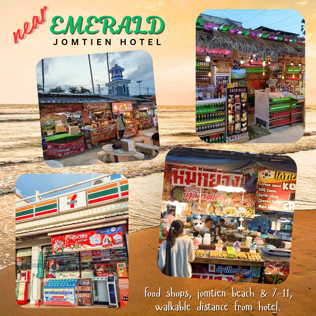 Emereald Jomtien Hotel 200m from Jomtien beach