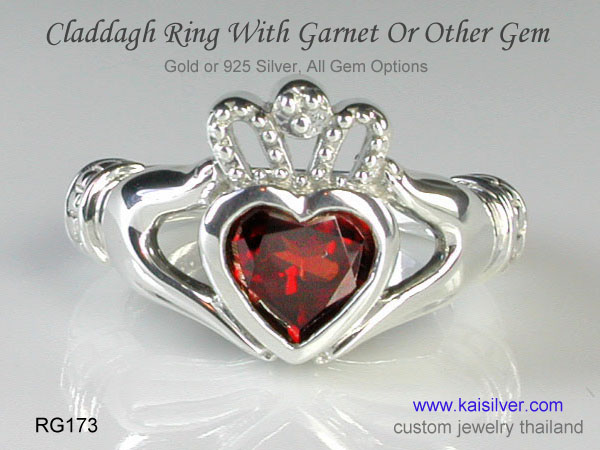 garnet ring 