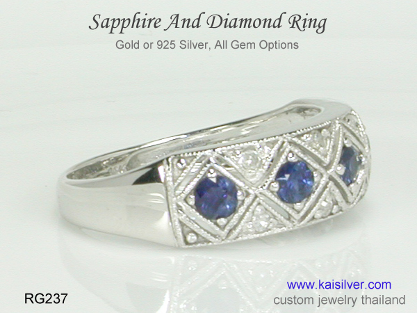 sapphire engagement ring 